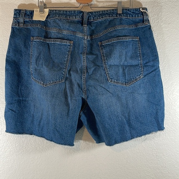 UNIVERSAL THREAD Vintage Bermuda Stretch Raw Hem Denim Jean Shorts Size 20 NEW - Picture 5 of 15